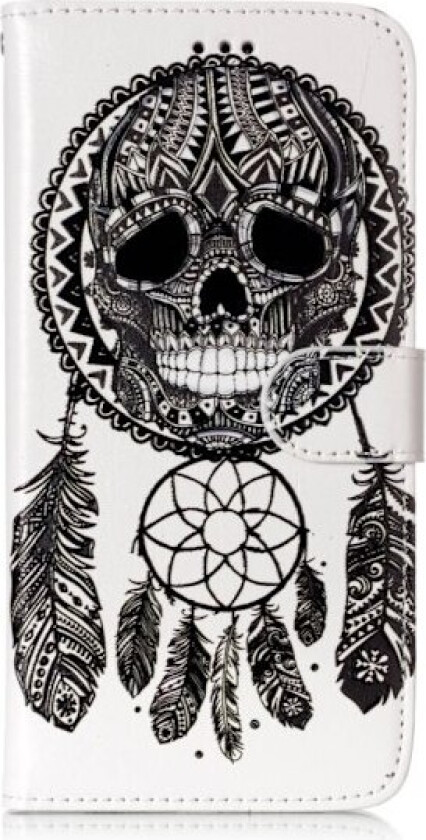 Samsung Galaxy S9 Plus Lommebok-deksel - Skull Dream Catcher