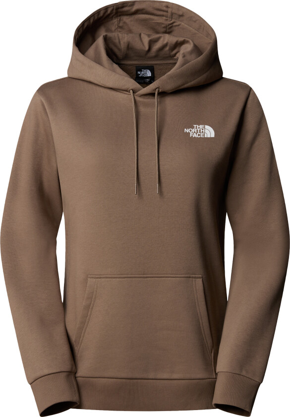 Women's Simple Dome Hoodie Mocha Brown