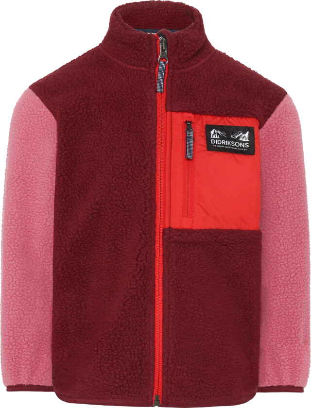 Kids' Anten Full Zip Anemon Red