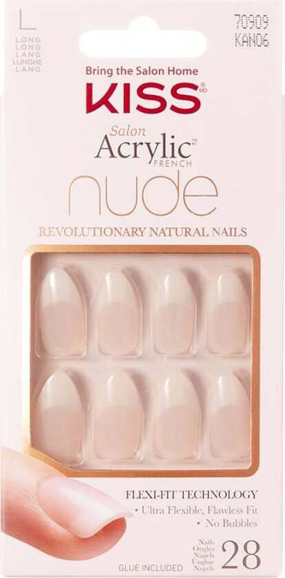 Salon Acrylic Nude Nails Sensibility 28pcs