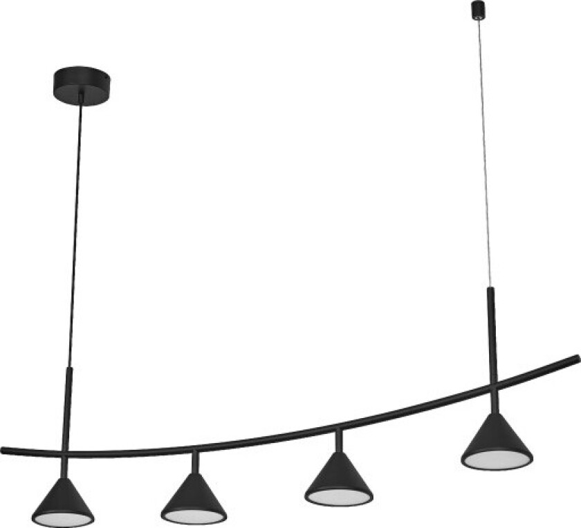 LEDVANCE DECOR Fuji pendellampe 1320 lm 4 x 5 W/830 svart