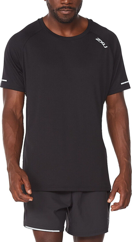Men's Aero Tee S, Black/Silver