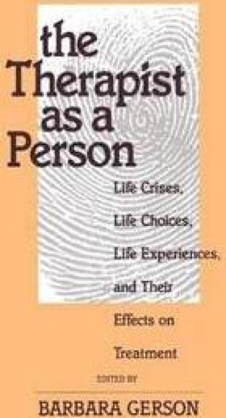 The Therapist as a Person