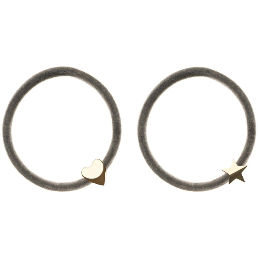 2 pk Velvet Hair Tie,   Hårstrikker