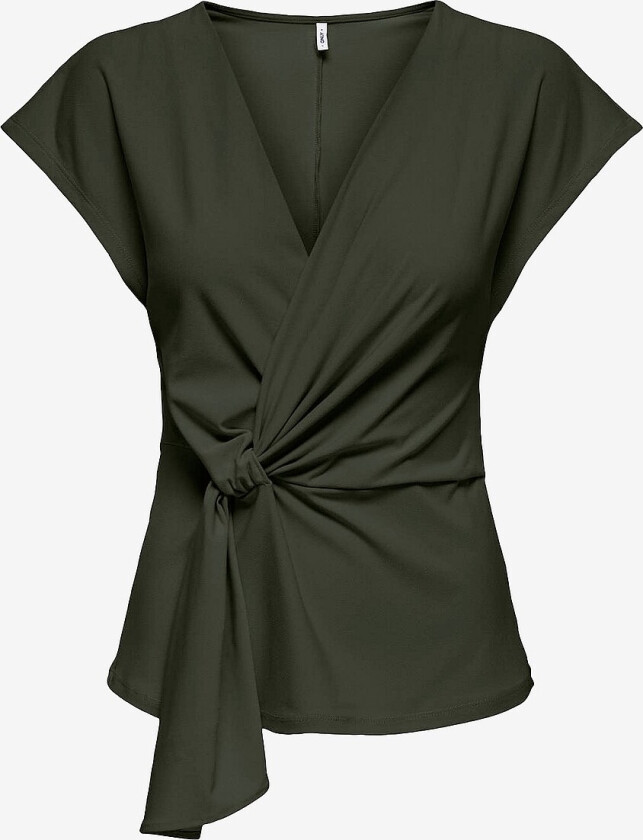 Topp onlSilja S/L Twist Top Jrs - Grønn