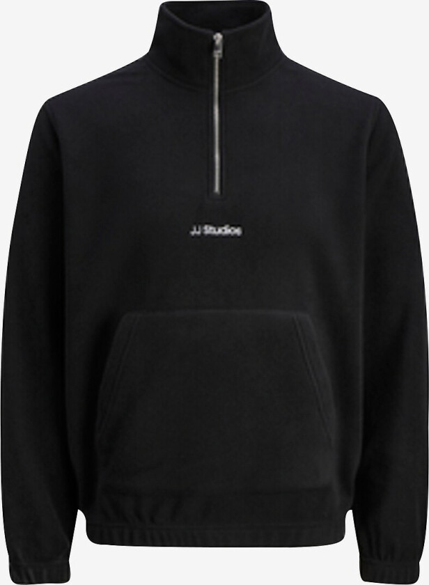 Fleecetrøye jjeSoho Half Zip Fleece SN - Svart