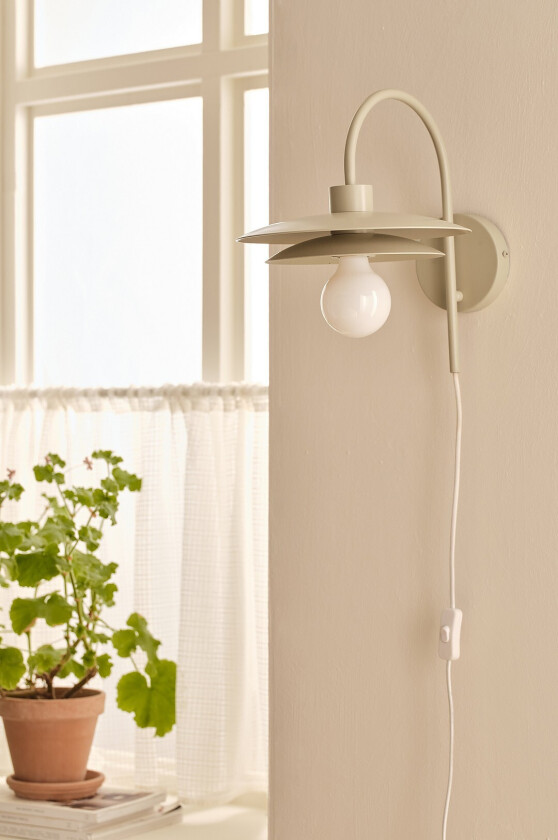 Vegglampe Theo - Beige