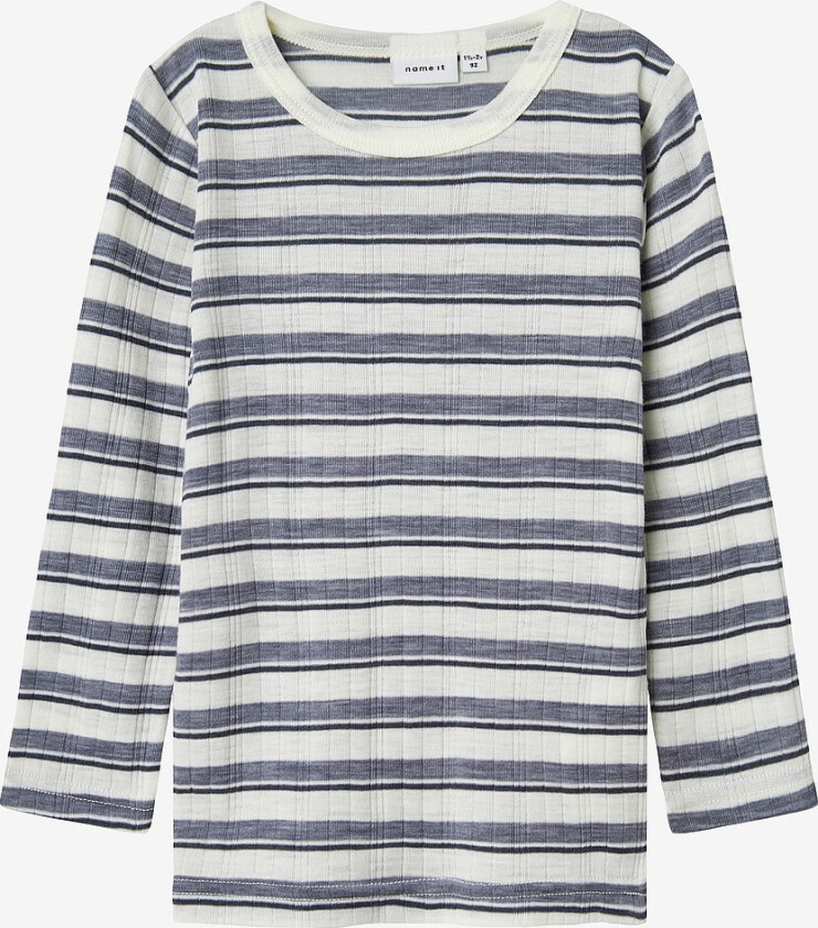 Termisk topp nmmWang Wool Needle LS Top - Grå