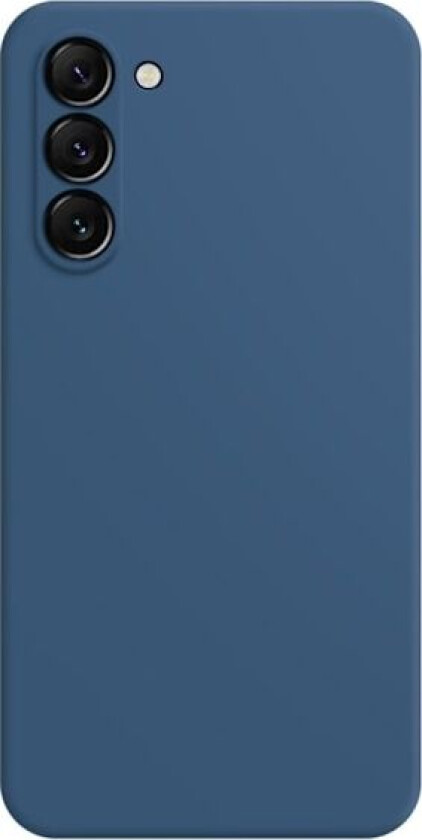 Avfaset gummiert anti-falldeksel for Samsung Galaxy S23 - Mørkeblå