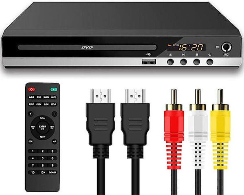 Bilde av Sommer Hot Sale DVD-spiller for TV med HDMI, DVD-spiller som spiller alle regioner, CD-spiller for hjemmestereoanlegg, HDMI- og RCA-kabel inkludert