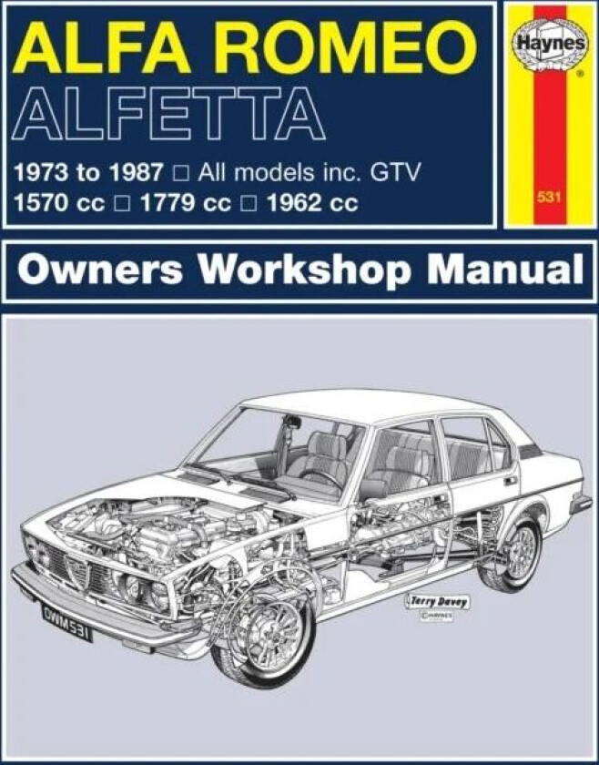 Alfa Romeo Alfetta (1973 - 1987) Haynes Repair Manual av Haynes Publishing