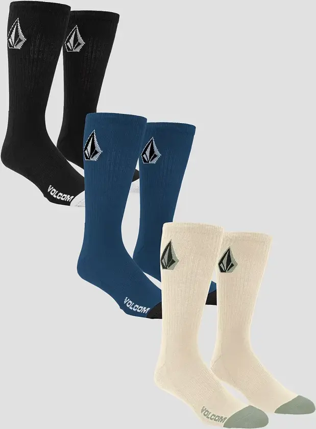 Full Stone Mix 3Pk Sokker mønster