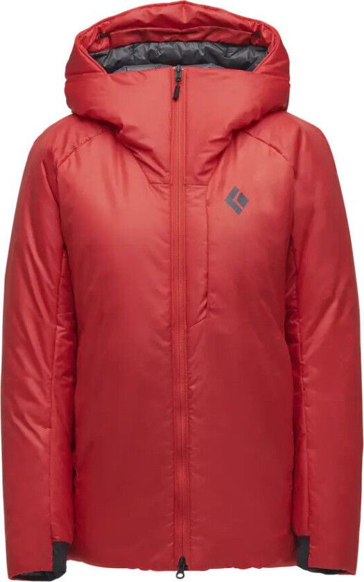 Women's Belay Parka XL, Coral Red