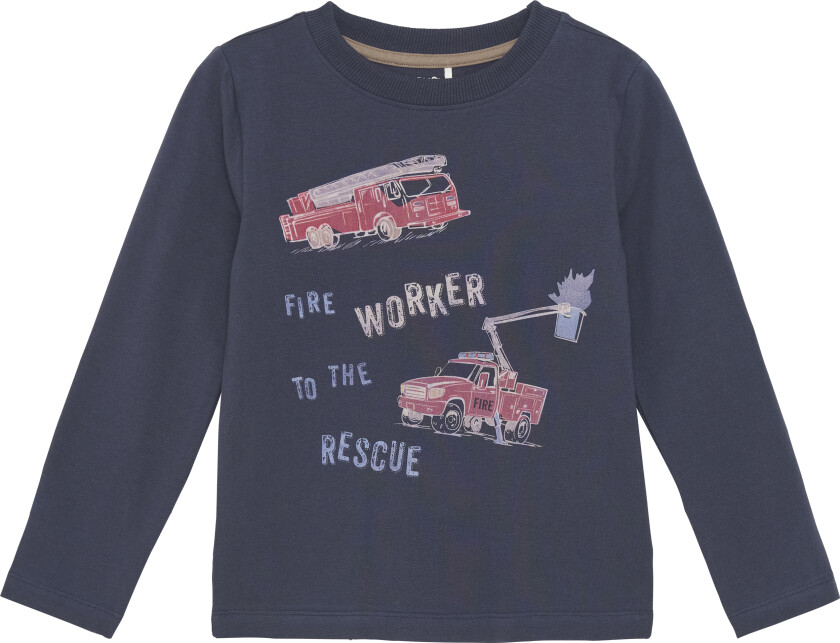 Langermet T-skjorte Parisian Night 122 cm 122 cm mann