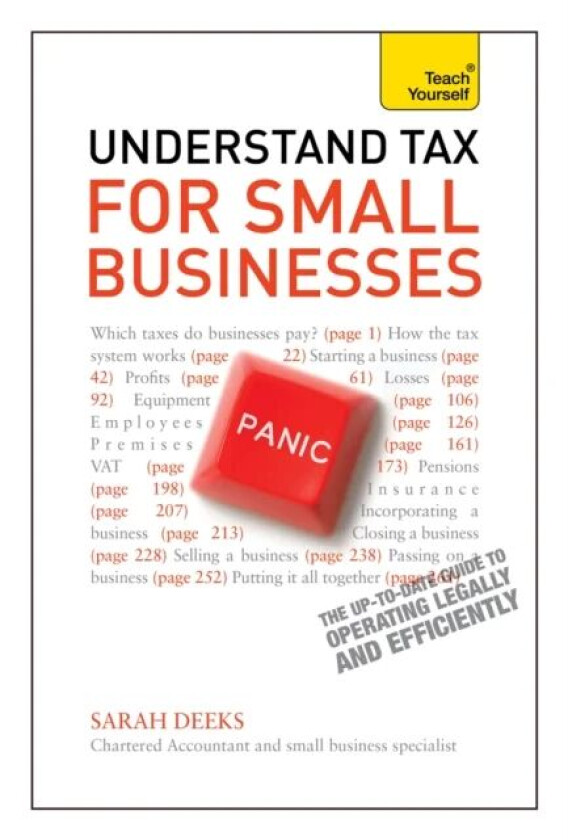 Understand Tax for Small Businesses: Teach Yourself av Sarah Deeks