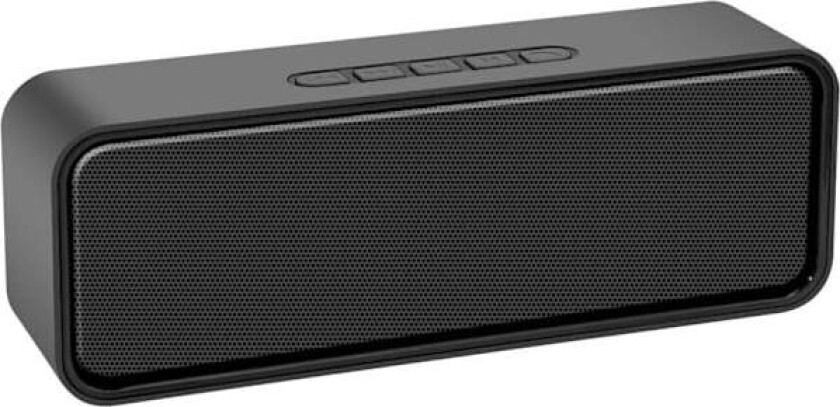 Bærbar trådløs høyttaler, Bluetooth 5.0-høyttaler med 3D Stereo HiFi-bass, 1500mAh batteri, 12 timers spilletid (svart)