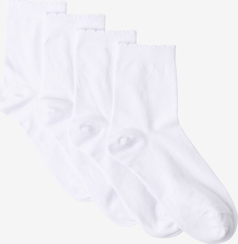 Sokker 4-pack - Hvit
