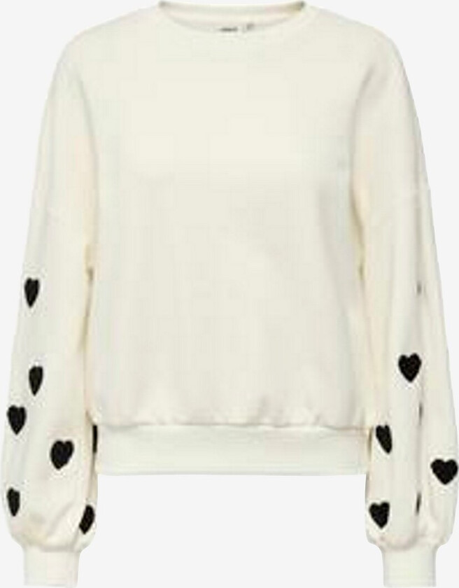 Collegegenser onlMacy L/S O-neck Box CC - Hvit
