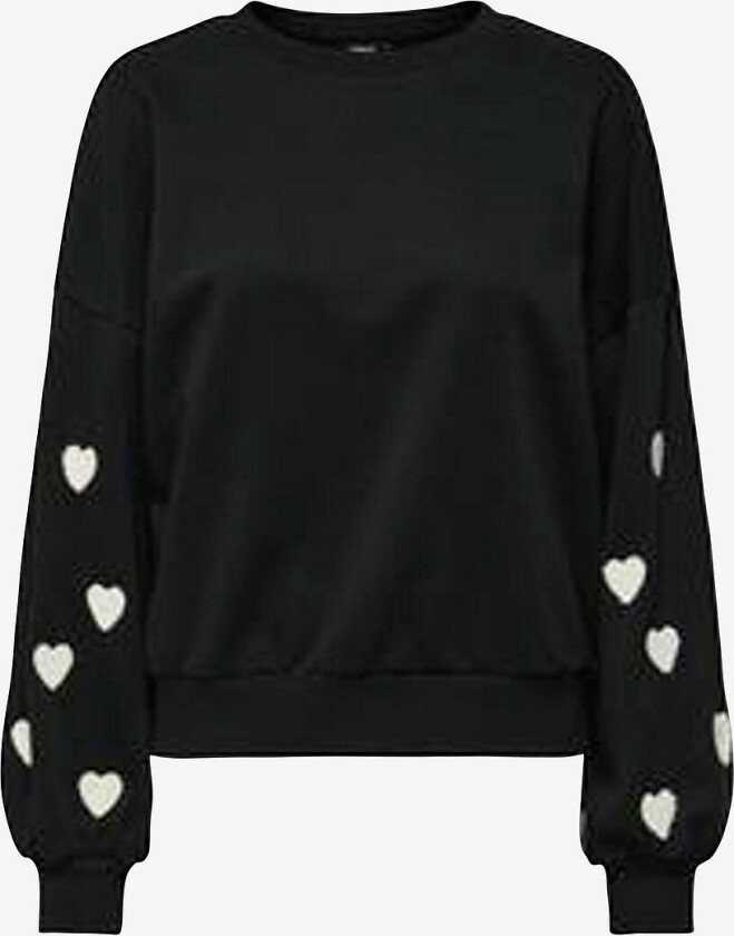 Collegegenser onlMacy L/S O-neck Box CC - Svart
