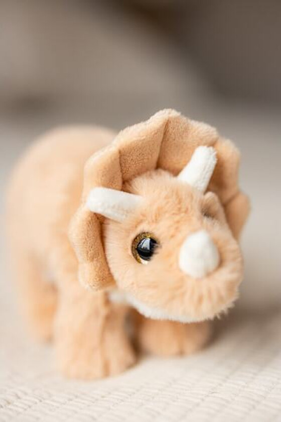 Dino Triceratops Aprikos Stor Teddykompaniet