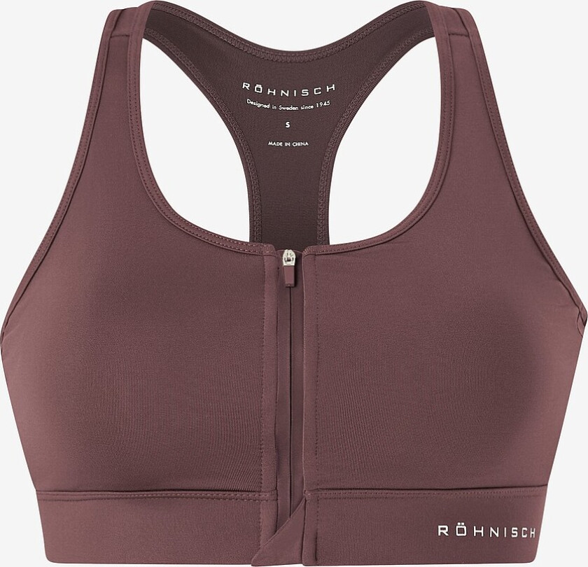 Sports-BH Essential Zip Sportsbra - Lilla