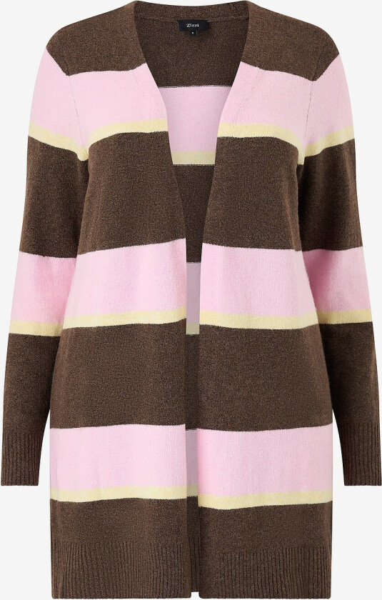 Kardigan caSunny Stripe L/S - Grønn