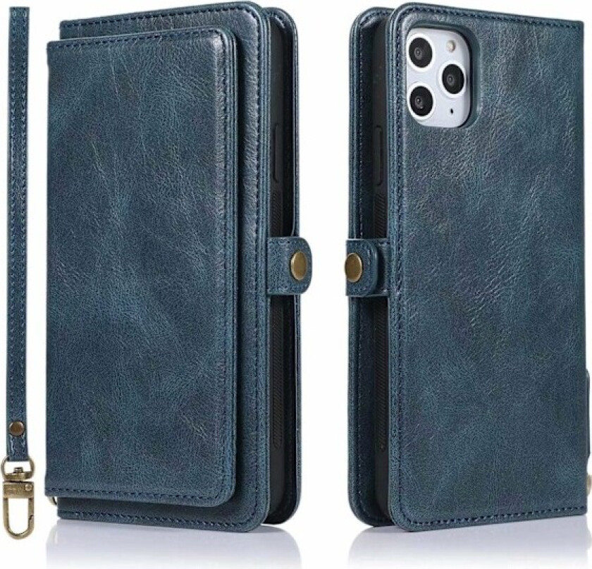 Etui til iPhone 13mini blå to-i-ett magnetisk