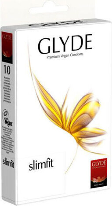 Glyde Vegan Kondomer Naturgummi Slimfit - 1 Pakke