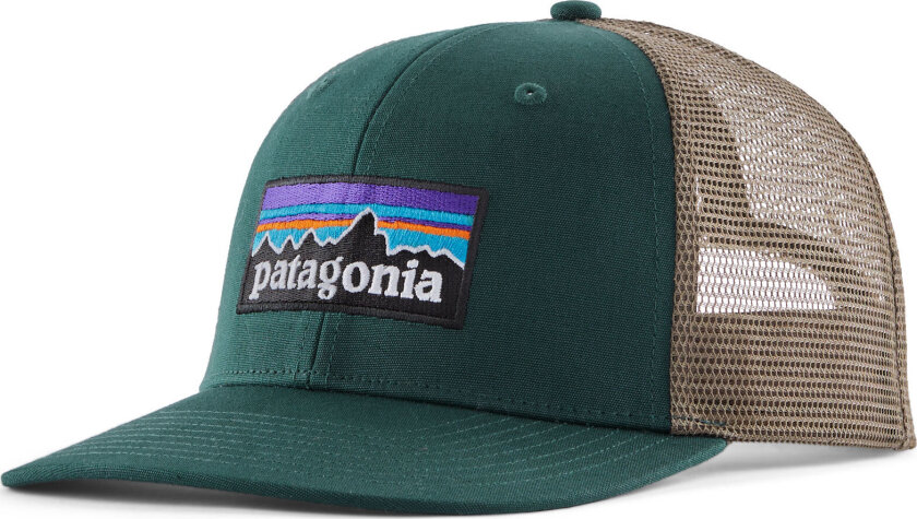 P-6 Logo Trucker Hat Cascade Green