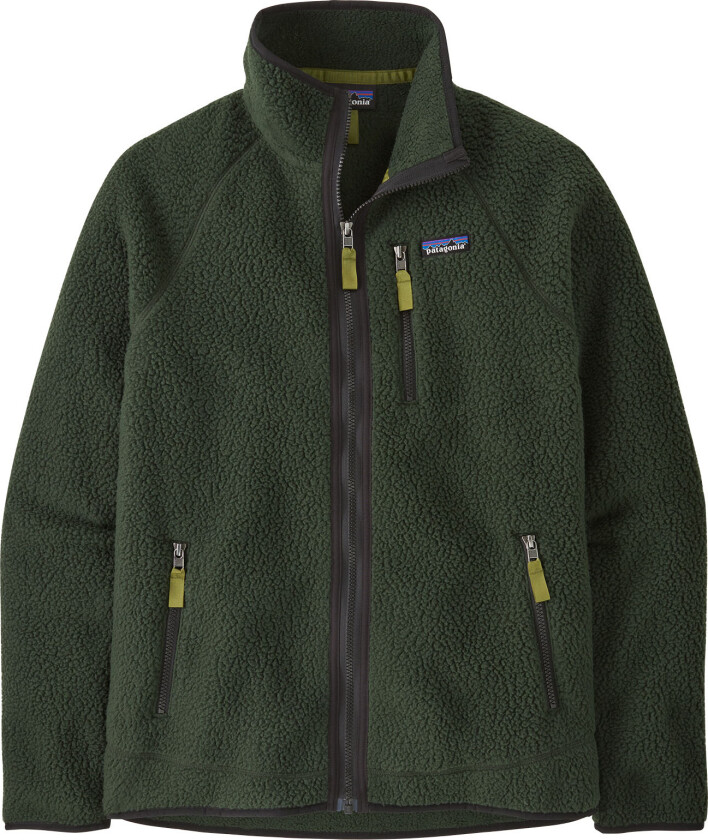 Men's Retro Pile Fleece Jacket Old Growth Green
