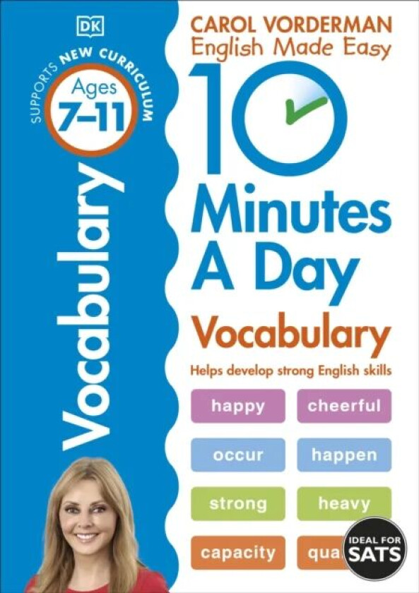 10 Minutes A Day Vocabulary, Ages 7-11 (Key Stage 2) av Carol Vorderman