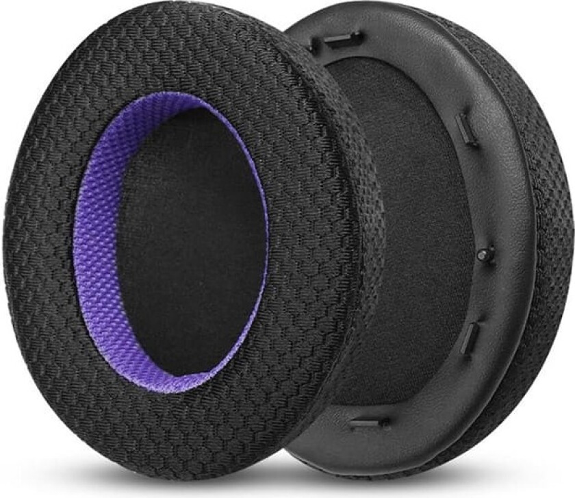 INF Erstatningsøreputer for Sony WH-1000XM3 hodetelefoner - Svart/Lilla netting