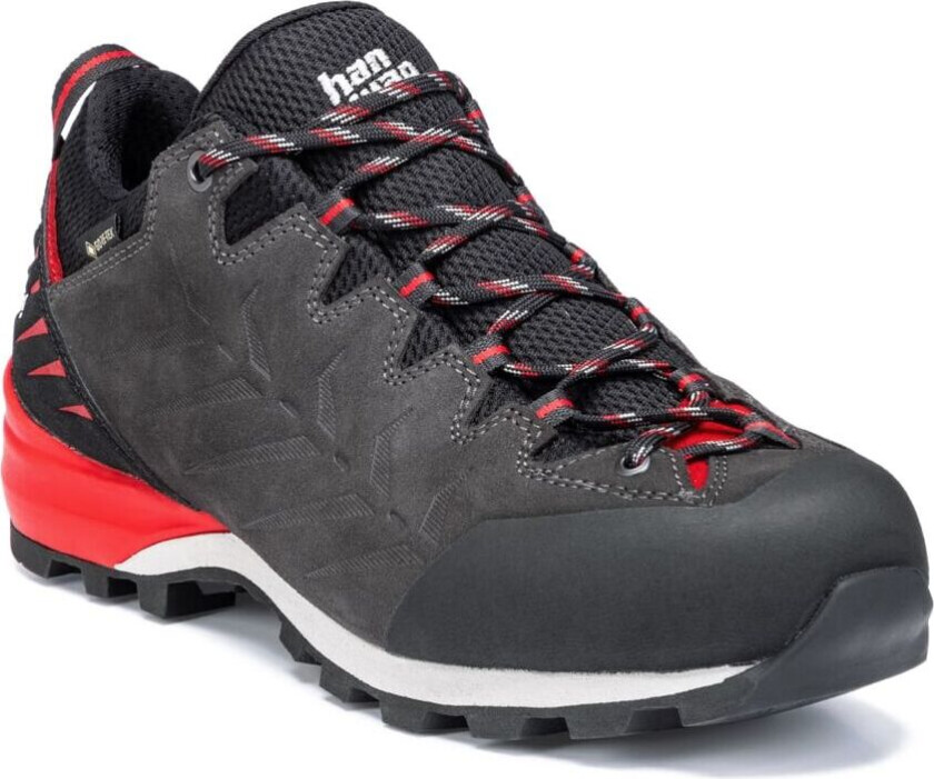 Men's Makra Pro Low Asphalt/red UK 10.5 / EU 45