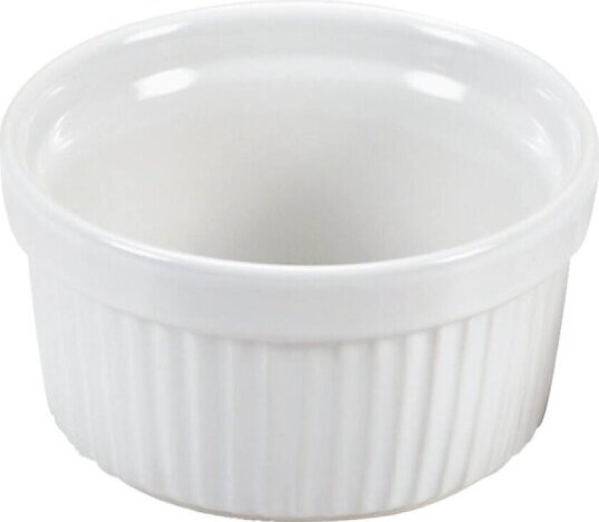Ceramica mini ildfast form 9x5,2 cm hvit