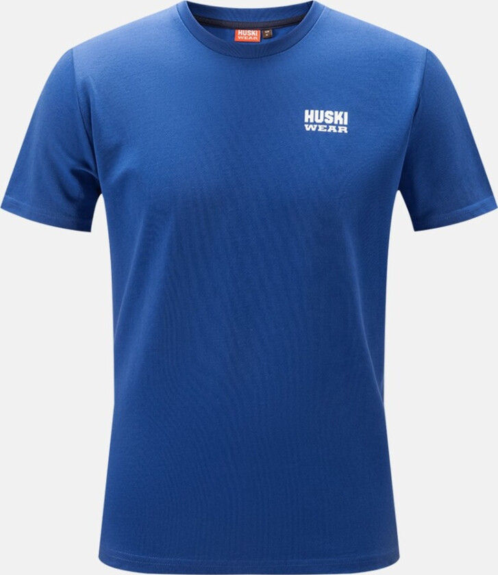 HUSKI TEE, Azure blue/White, 3XL, T-shirts