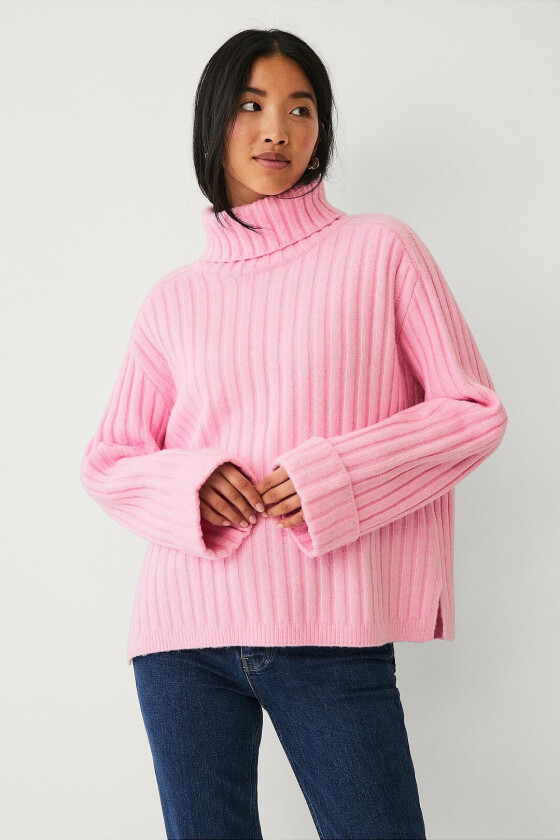 Rullehalsgenser - Rosa