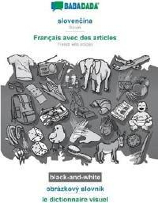 slovencina - Français avec des articles, obrázkový slovník, BW