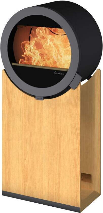Nordpeis Me Oak peisovn u/sideglass