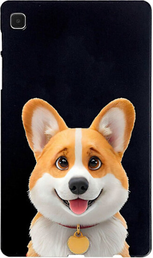 For Samsung Galaxy Tab A7 Lite 8.7-tommers Deksel Mønstertrykk Slank TPU Nettbrett Beskyttelsesdeksel - Corgi