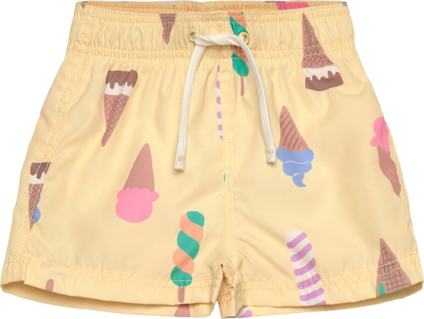 Swimshorts Aop Badeshorts Yellow Lindex