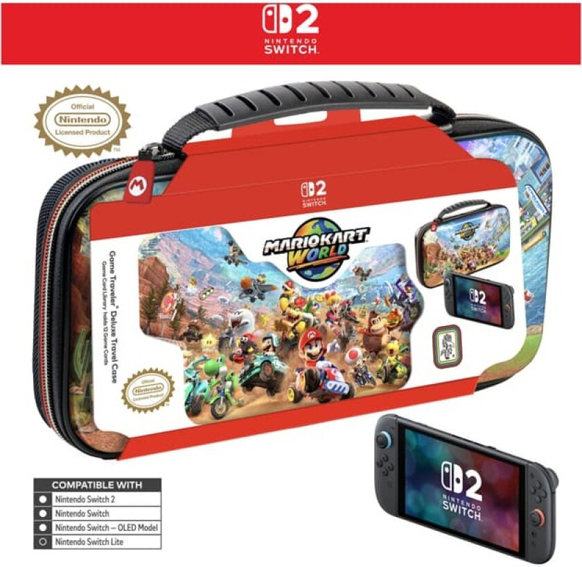 NS2 Deluxe Travel Case NS212 (Mario Kart World) - Bag - Nintendo Switch 2