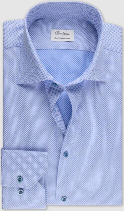 FITTED PATTERN TWILL SHIRT Mønster, 40