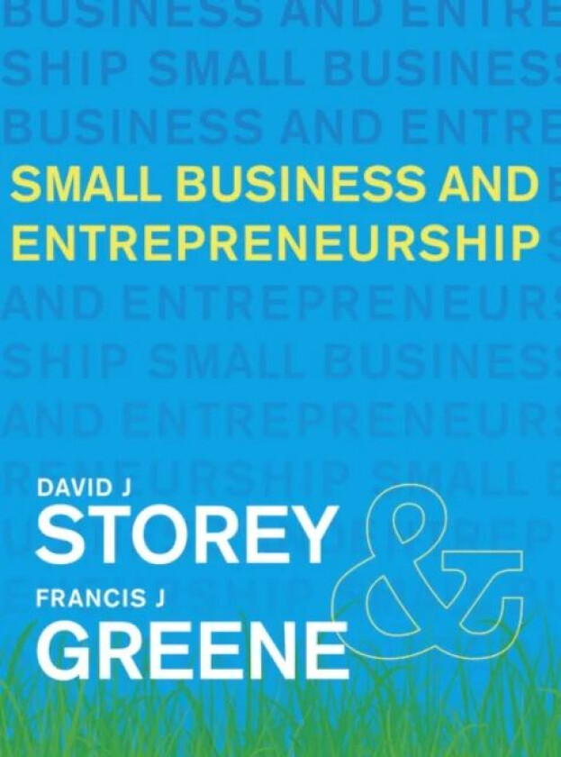 Small Business and Entrepreneurship av David Storey, Francis Greene