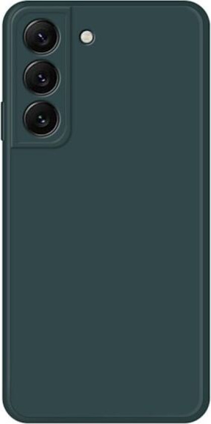 Avfaset gummiert anti-falldeksel for Samsung Galaxy S22 Plus - Svartgrønn