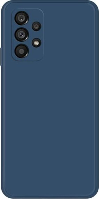 Avfaset gummiert anti-falldeksel for Samsung Galaxy A53 5G - Mørkeblå