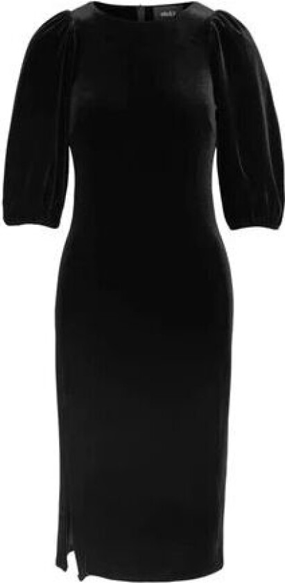 Bilde av Josie Velour Dress - Black M