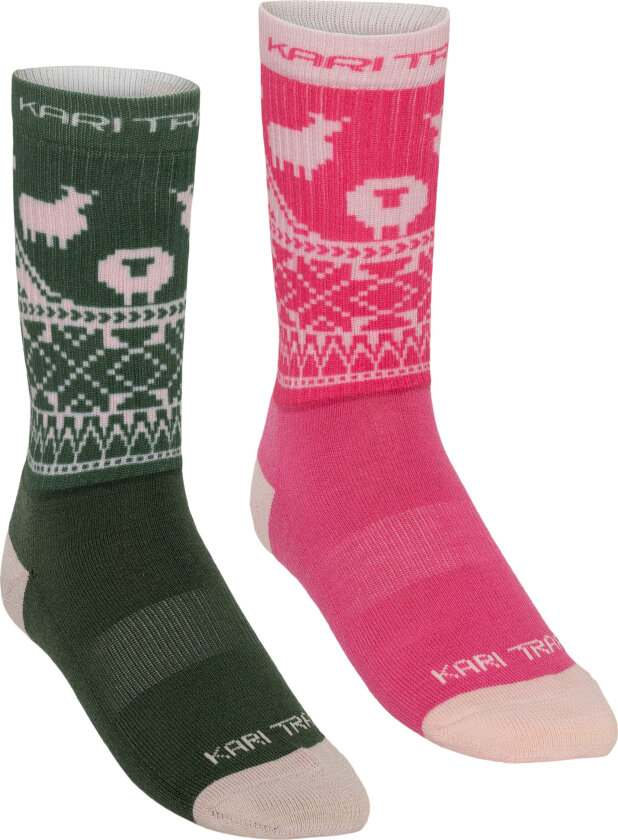 Women's Puffin Sock 2-pack Pink