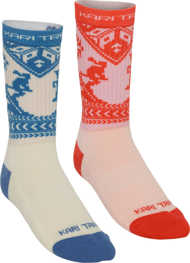Women's Puffin Sock 2-pack Strong Red