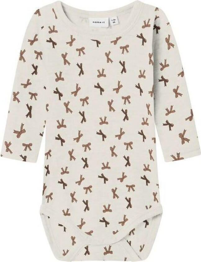 Name It Nbfwang Wool Rib body, Snow White