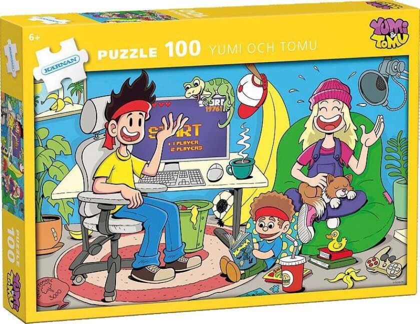 Trepuslespill Yumi & Tomu og Havets Hemmelighet 100 Brikker - Barnepuslespill